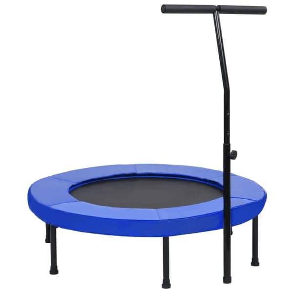 Studsmatta med handtag och säkerhetsskydd 102 cm