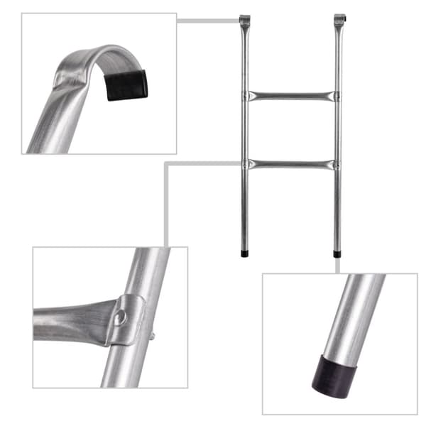 Metall studsmattastege