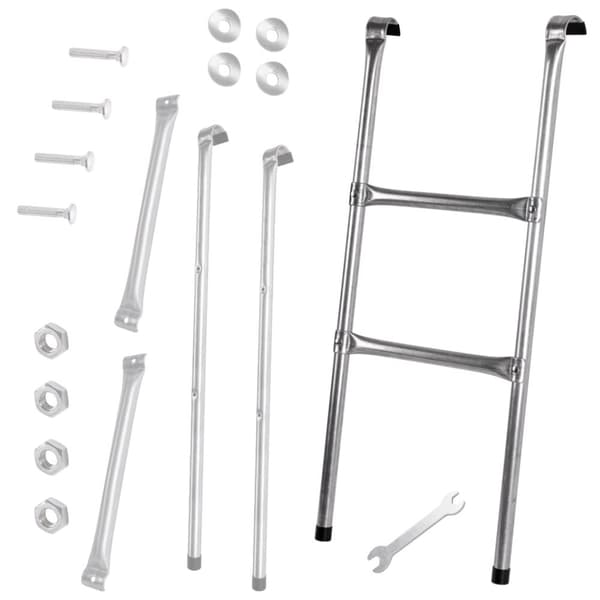 Metall studsmattastege