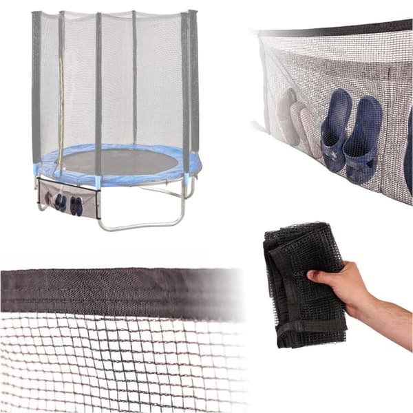 Bundnettaske til trampolin, organizer til sko, nøgler, telefon, 110 cm