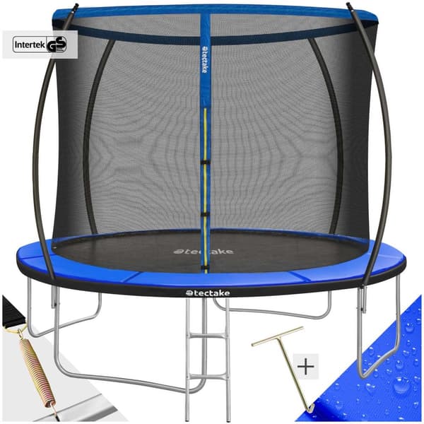 Studsmatta Jumpy med skyddsnät - 305 cm