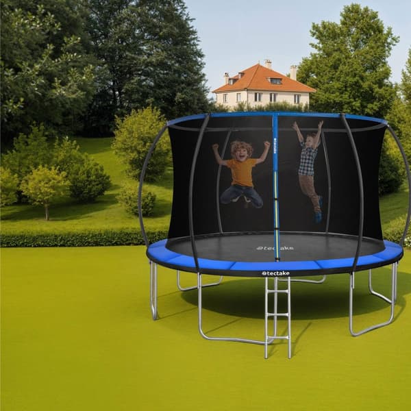 Studsmatta Jumpy med skyddsnät - 366 cm