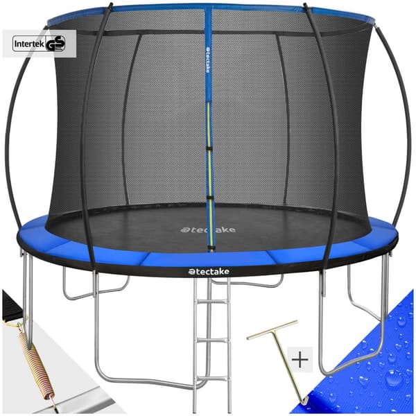 Studsmatta Jumpy med skyddsnät - 366 cm