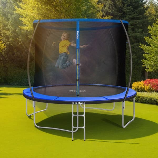 Trampolin Jumpy med sikkerhedsnet - 305 cm