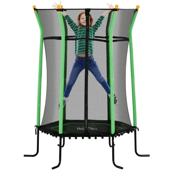 Rootz lasten trampoliini - Lasten hyppytrampoliini - Turvatrampoliinit - Tasapainoharjoittelu - Ø163,5cm x 190cm H