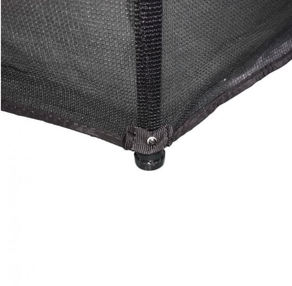 Kompakt 140cm trampolin med sikkerhedsnet til små rum, max belastning 45kg