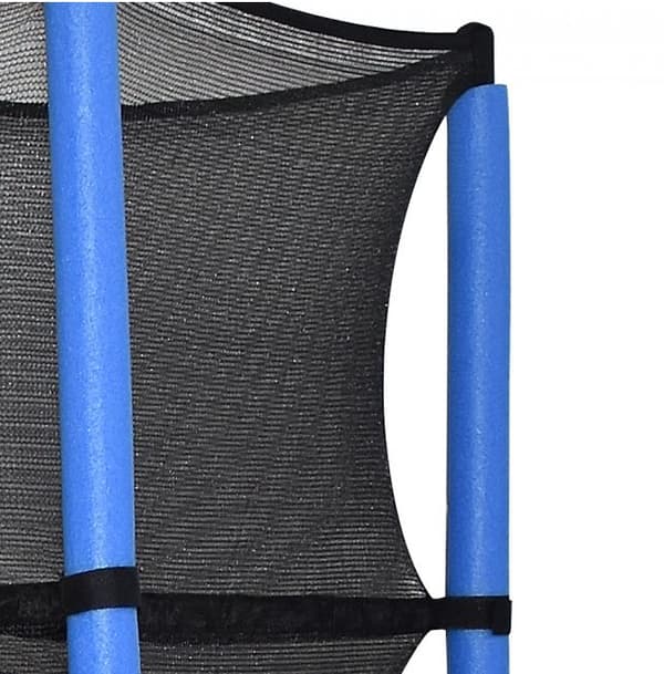 140cm Blå Sikkerhedstrampolin med GS-mærke, Maks. belastning 45kg, Inkluderer sikkerhedsnet