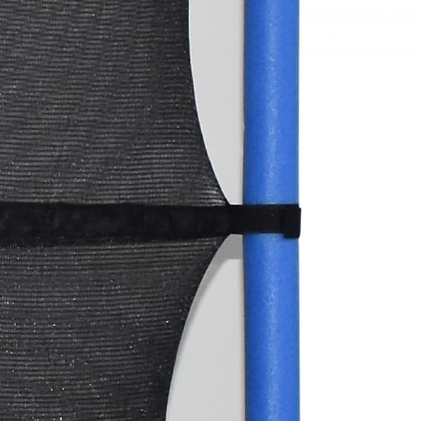 140cm Blå Sikkerhedstrampolin med GS-mærke, Maks. belastning 45kg, Inkluderer sikkerhedsnet