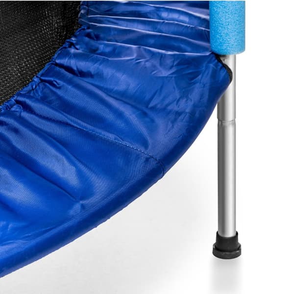 Kompakt 140cm trampolin med säkerhetsnät för små trädgårdar - Lättviktig & hållbar