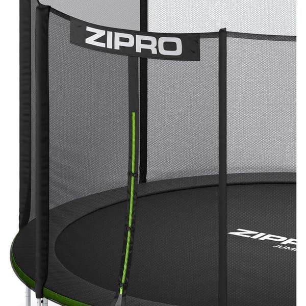 Zipro 140cm Trampolin med Säkerhetsnät - Enkel Montering, Säker Hoppning för Barn