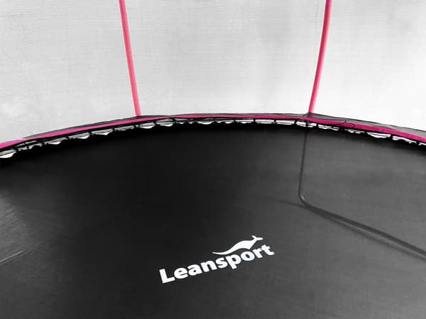 244 cm CE-certifierad trampolin med säkerhetsnät - Hållbar, väderbeständig för barn