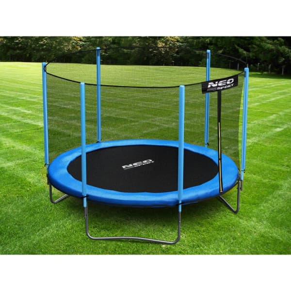 244cm Säker & Hållbar Trampolin med Säkerhetsnät & Stege för Barn - EN71 Certifierad