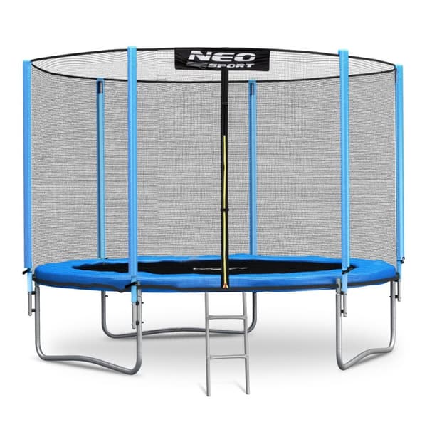 244cm Sikker & Holdbar Trampolin med Sikkerhedsnet & Stige til Børn - EN71 Certificeret