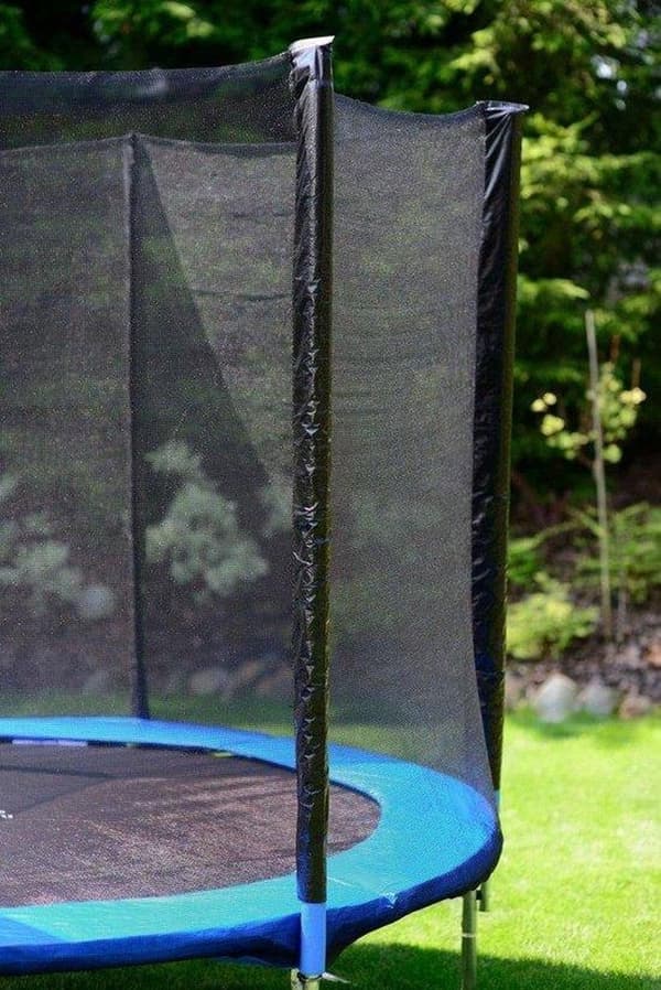 244 cm Vuxen Trampolin med Säkerhetsnät, Stege & Tjock Skumgummi - Max 110kg