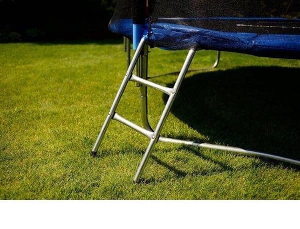 Viking Sports 244cm Indgravet Trampolin med Sikkerhedsnet, Stige & Tykt Polstring - Ideel til Haveentusiaster