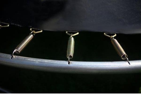 Viking Sports 244cm Indgravet Trampolin med Sikkerhedsnet, Stige & Tykt Polstring - Ideel til Haveentusiaster