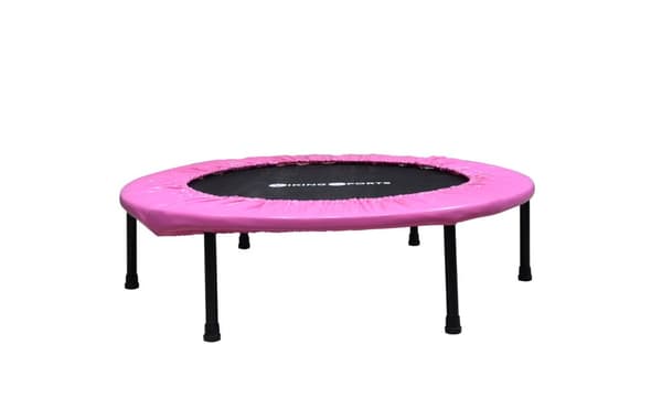 Viking Sports Rosa Fitness Trampolin - 101cm, Hopfällbar, för Hemmaträning