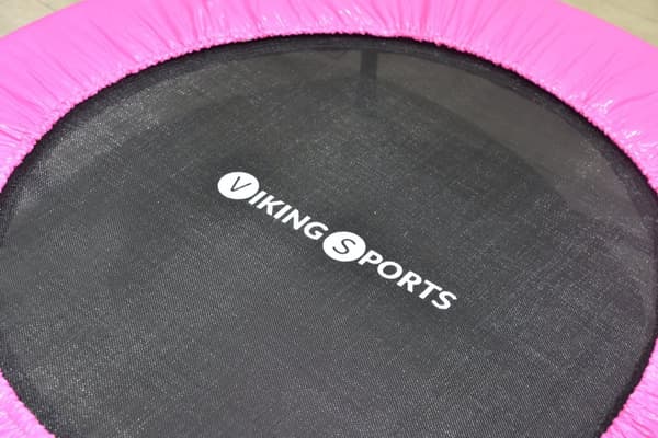 Viking Sports Rosa Fitness Trampolin - 101cm, Hopfällbar, för Hemmaträning