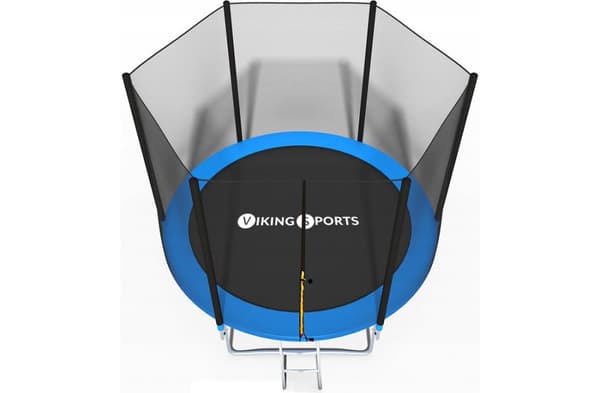 Viking Sports 305 cm Trampolin med Sikkerhedsnet, Stige & Tykt Polstring - Ideel til Haveentusiaster
