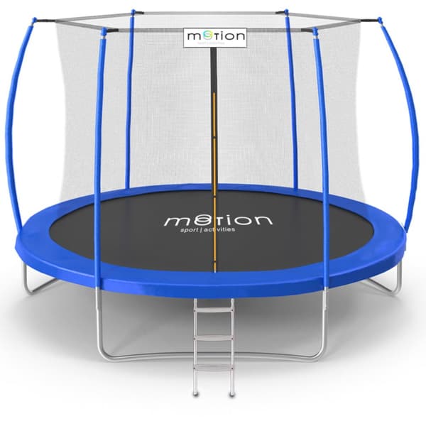 Trädgårdstrampolin MOTION stege 305cm FT10 för utomhusnöjen för barn