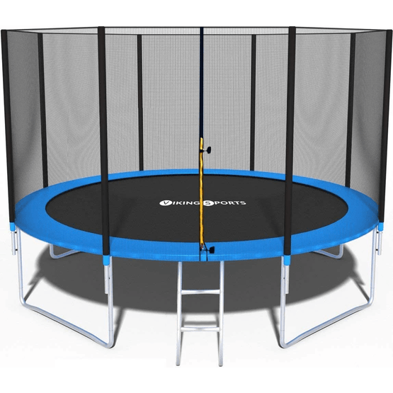 Trampolin 366 Cm Med Sikkerhedsnet Blå Op til 150 Kg