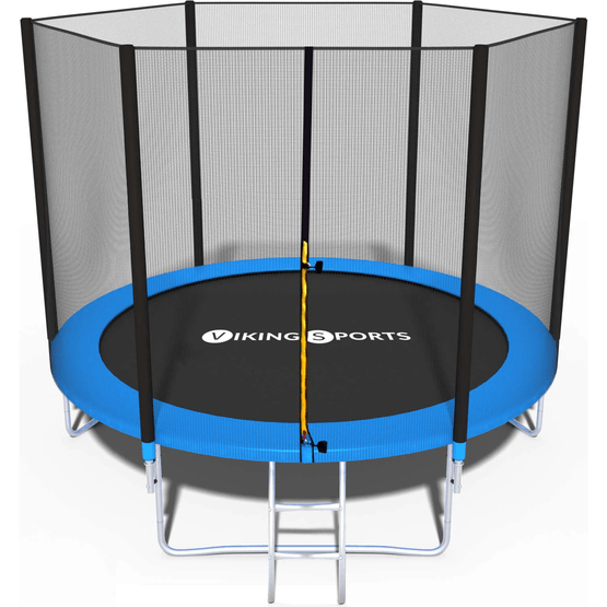 Trampolin 244 Cm - Med Sikkerhedsnet Og Stige