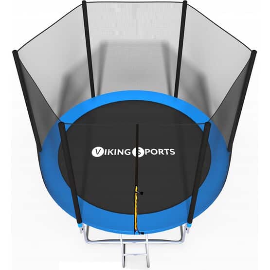 Trampolin 244 Cm - Med Sikkerhedsnet Og Stige