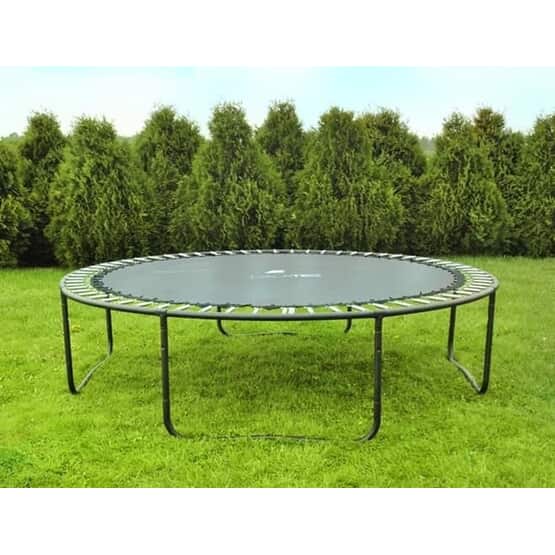 Trampolin - 305 Cm - Med Net Og Stige - Op til 150 Kg - Sort