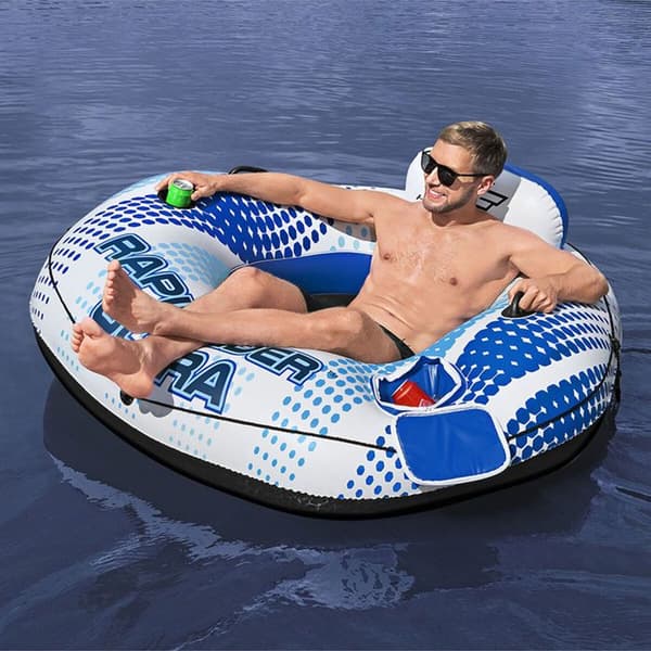Bestway Rapid Rider uppblåsbart hjul 165 x 148 cm Vit