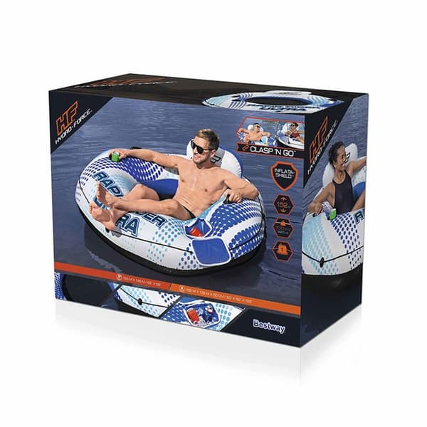 Bestway Rapid Rider uppblåsbart hjul 165 x 148 cm Vit