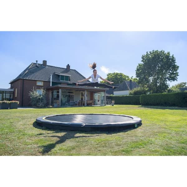 In-ground studsmatta - EXIT TOYS - Silhouette sport - ø427cm - svart