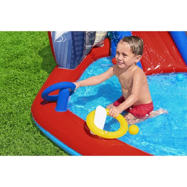 Bestway barnpool Spiderman lekpark 211 x 206 x 127 cm