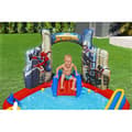 Miniatyrbild 5 av 6: Bestway barnpool Spiderman lekpark 211 x 206 x 127 cm