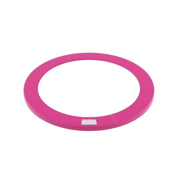 Trampolin Kantskydd, Fjäderöverdrag, Kantvakt, Säkerhetsmatta, UV-resistent, Rivbeständig Trampolintillbehör, Standardstorlek, Rosa, Ø 305 cm