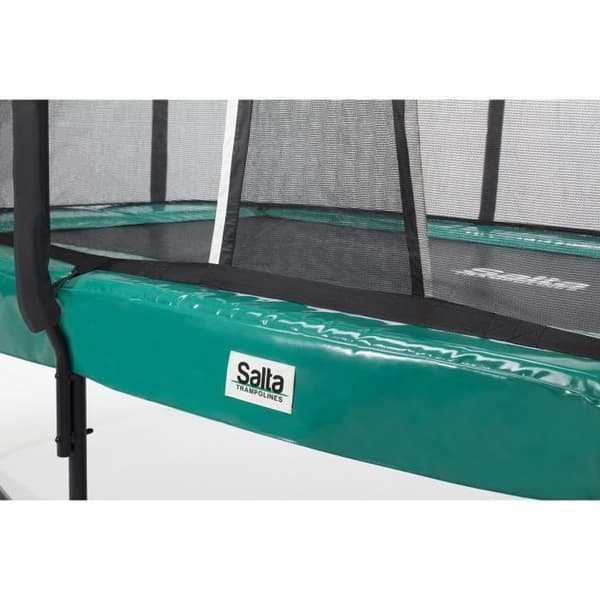 Trampolin SALTA Första Klass 366 x 214 cm vert med nät