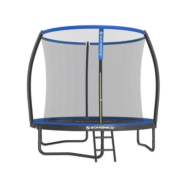 Puutarhatrampoliini, SONGMICS, Ø 244 cm, Musta, Sininen