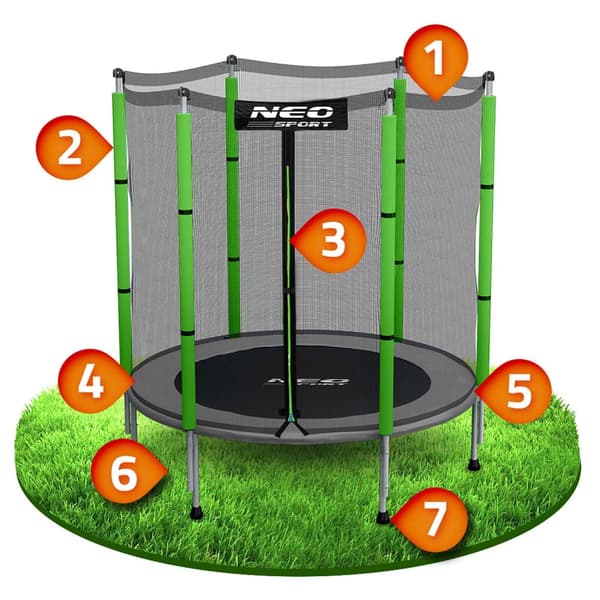 Havetrampolin til børn 140 cm 4,5 fod Neo-Sport