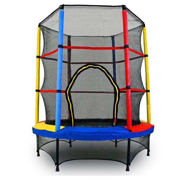 Trampolin inomhus 140cm JUST FUN flerfärgad
