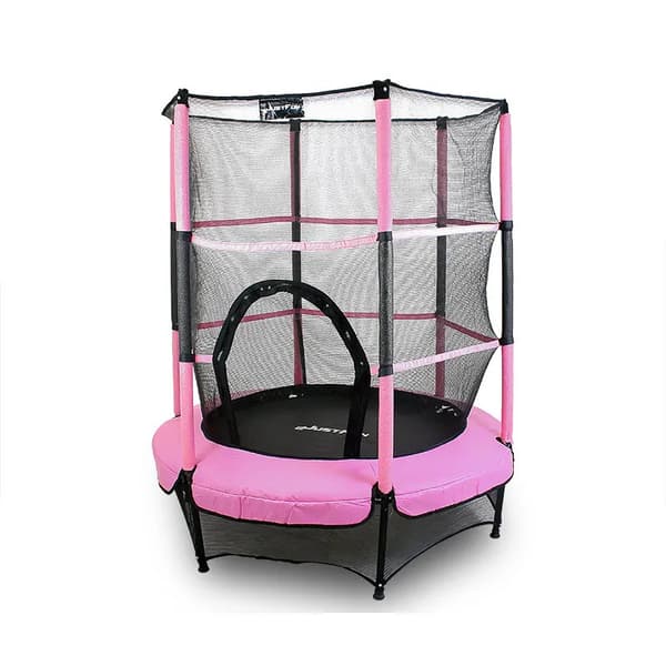 TRAMPOLIINI sisäkäyttöön 140 cm JUST FUN pinkki