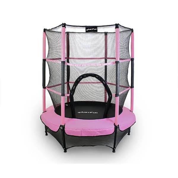 TRAMPOLIINI sisäkäyttöön 140 cm JUST FUN pinkki