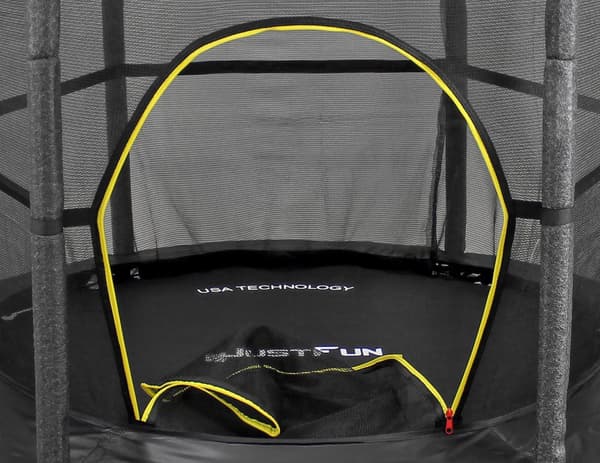 Trampolin indendørs 140 cm JUST FUN SORT