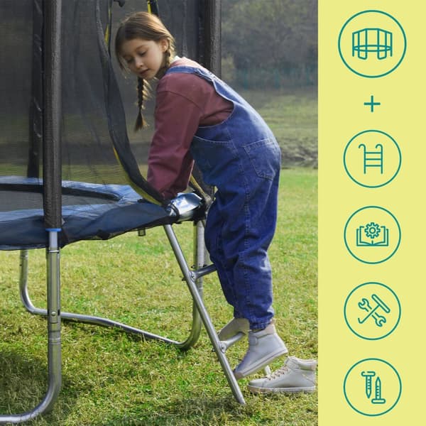 Studsare, Trampolin 305 cm, 305x305x180 cm, Blå
