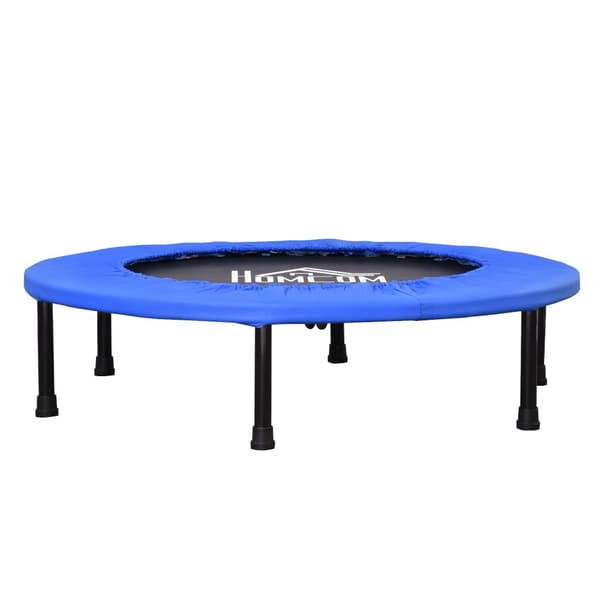 Fitness Trampolin, Ø91x22.5H cm, Sort+Blå