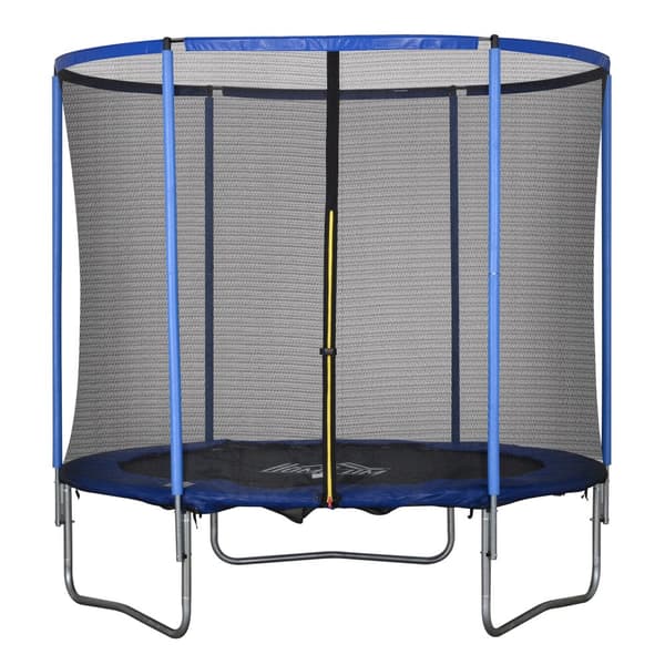 Trampolin, Ø244x240H cm, Blå och Svart