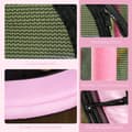 Miniatyrbild 6 av 9: Barns Trampolin, Ø140 cm, 140x140x190 cm, Rosa
