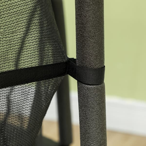 Barns Trampolin, Ø140 cm, 140x140x190 cm, Svart