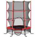 Miniatyrbillede 1 af 9: Børns Trampolin, Ø163 cm, Rød