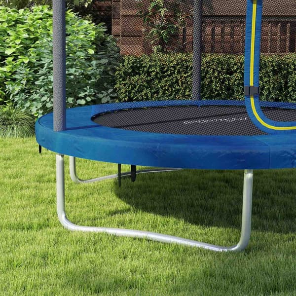 Rootz Children's Trampoline - Garden Trampoline - Kids Bouncer - Safety Net ingår - Ø 183 x 200 cm - Blue - Förbättrar utomhus kul