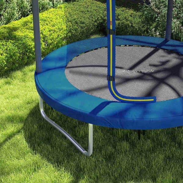 Rootz Children's Trampoline - Garden Trampoline - Kids Bouncer - Safety Net ingår - Ø 183 x 200 cm - Blue - Förbättrar utomhus kul