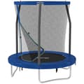 Miniatyrbild 1 av 7: Rootz Children's Trampoline - Garden Trampoline - Kids Bouncer - Safety Net ingår - Ø 183 x 200 cm - Blue - Förbättrar utomhus kul